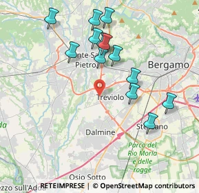 Mappa Via Delle Valli, 24048 Treviolo BG, Italia (3.82462)