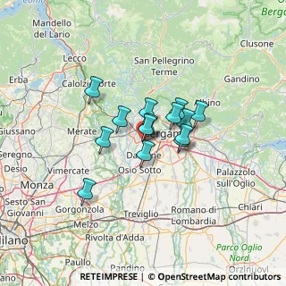 Mappa Via Delle Valli, 24048 Treviolo BG, Italia (8.555)