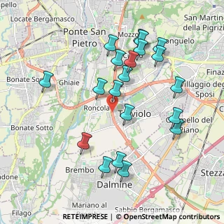 Mappa Via Delle Valli, 24048 Treviolo BG, Italia (1.995)