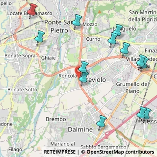 Mappa Via Delle Valli, 24048 Treviolo BG, Italia (2.79385)