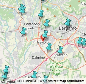 Mappa Via Roma, 24048 Treviolo BG, Italia (5.71895)