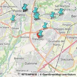Mappa Via Roma, 24048 Treviolo BG, Italia (2.50455)