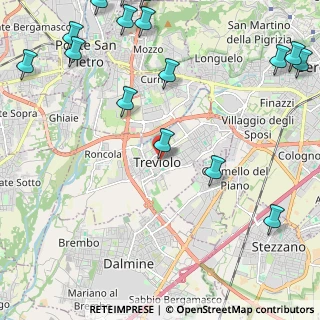 Mappa Via Roma, 24048 Treviolo BG, Italia (3.20063)