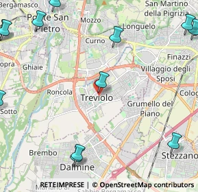 Mappa Via Roma, 24048 Treviolo BG, Italia (3.31917)