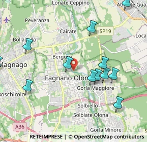 Mappa Via del Carso, 21054 Fagnano Olona VA, Italia (2.75067)