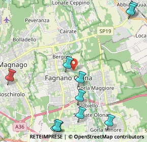 Mappa Via del Carso, 21054 Fagnano Olona VA, Italia (2.88818)