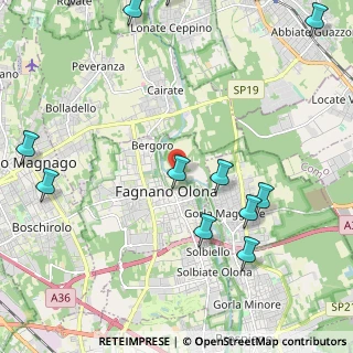 Mappa Via Giulio Cesare, 21054 Fagnano Olona VA, Italia (3.03308)