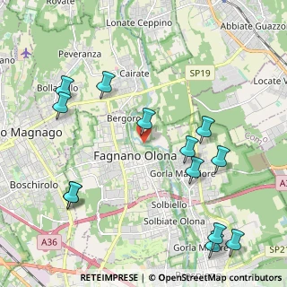 Mappa Via del Carso, 21054 Fagnano Olona VA, Italia (2.51692)