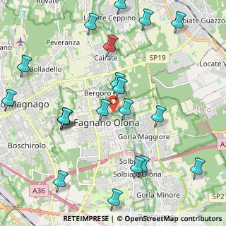 Mappa Via del Carso, 21054 Fagnano Olona VA, Italia (2.524)