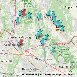 Mappa Via del Carso, 21054 Fagnano Olona VA, Italia (4.23211)