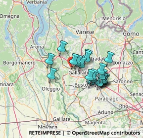 Mappa Via Trieste, 21011 Casorate Sempione VA, Italia (10.2715)