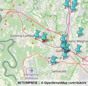 Mappa Via Trieste, 21011 Casorate Sempione VA, Italia (4.57769)