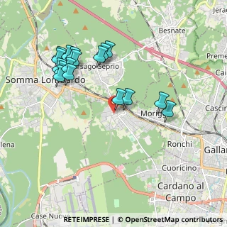 Mappa Via Edmondo De Amicis, 21011 Casorate Sempione VA, Italia (1.99059)