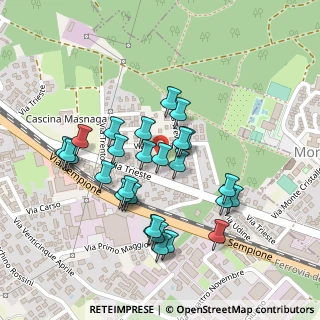 Mappa Via Gorizia, 21011 Casorate Sempione VA, Italia (0.21679)