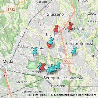 Mappa Via IV Novembre, 20833 Giussano MB, Italia (1.88)