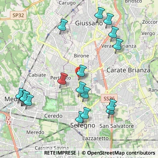 Mappa Via IV Novembre, 20833 Giussano MB, Italia (2.48611)