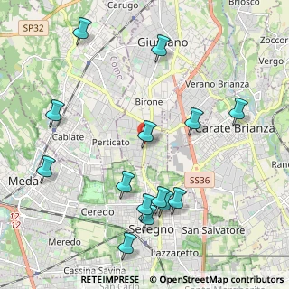 Mappa Via IV Novembre, 20833 Giussano MB, Italia (2.35786)