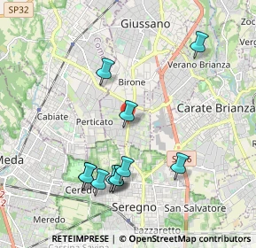 Mappa Via IV Novembre, 20833 Giussano MB, Italia (2.01)