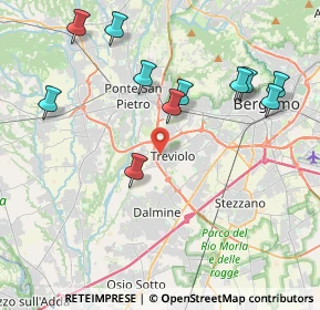 Mappa Via Santa Cristina, 24048 Treviolo BG, Italia (4.31545)