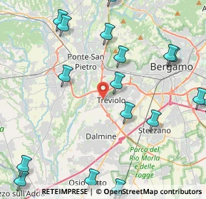 Mappa Via Santa Cristina, 24048 Treviolo BG, Italia (5.83789)