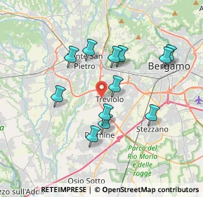Mappa Via Santa Cristina, 24048 Treviolo BG, Italia (3.27417)