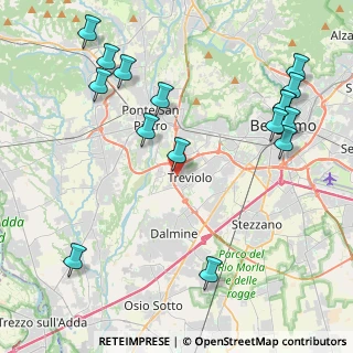 Mappa Via Santa Cristina, 24048 Treviolo BG, Italia (5.12313)