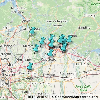 Mappa Via Santa Cristina, 24048 Treviolo BG, Italia (8.53214)