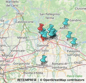 Mappa Via Santa Cristina, 24048 Treviolo BG, Italia (9.895)