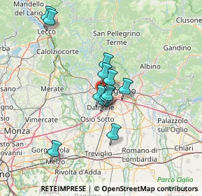 Mappa Via Santa Cristina, 24048 Treviolo BG, Italia (10.5825)