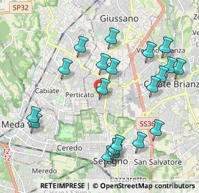 Mappa Via Adamello, 20833 Giussano MB, Italia (2.171)