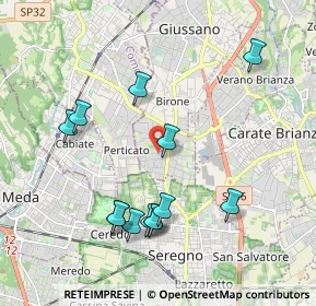 Mappa Via Adamello, 20833 Giussano MB, Italia (2.01615)
