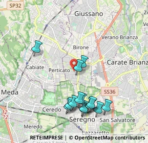 Mappa Via Adamello, 20833 Giussano MB, Italia (2.036)