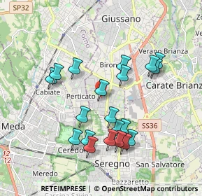 Mappa Via Adamello, 20833 Giussano MB, Italia (1.771)