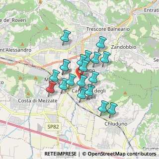 Mappa 24060 Gorlago BG, Italia (1.24842)