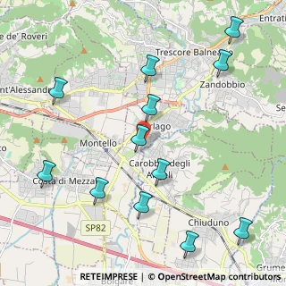 Mappa 24060 Gorlago BG, Italia (2.48167)