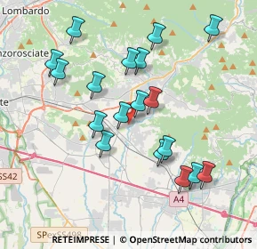 Mappa 24060 Gorlago BG, Italia (3.705)