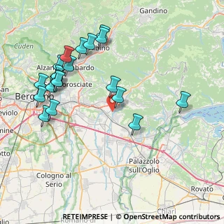 Mappa 24060 Gorlago BG, Italia (8.843)
