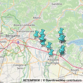Mappa 24060 Gorlago BG, Italia (5.775)