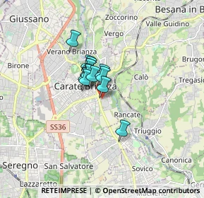 Mappa Via Vincenzo Monti, 20841 Carate Brianza MB, Italia (0.90786)