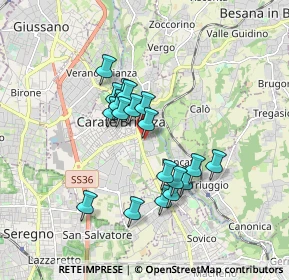 Mappa Via Vincenzo Monti, 20841 Carate Brianza MB, Italia (1.41421)