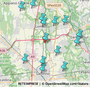 Mappa Via Piave, 22074 Lomazzo CO, Italia (4.39143)