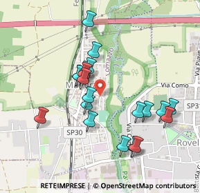 Mappa Via Piave, 22074 Lomazzo CO, Italia (0.434)