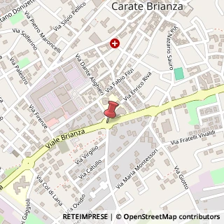 Mappa Via Rivera,  1, 20048 Carate Brianza, Monza e Brianza (Lombardia)