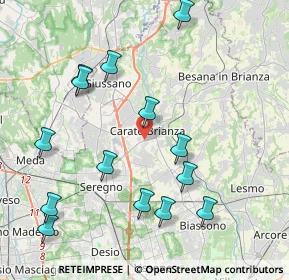 Mappa 20841 Carate Brianza MB, Italia (4.50214)