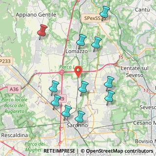 Mappa Via Roma, 22074 Lomazzo CO, Italia (4.28727)
