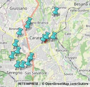 Mappa Via Cardinal Federico Borromeo, 20841 Carate Brianza MB, Italia (2.13286)