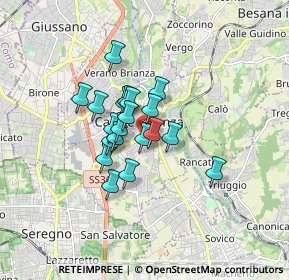 Mappa Via Cardinal Federico Borromeo, 20841 Carate Brianza MB, Italia (1.1015)