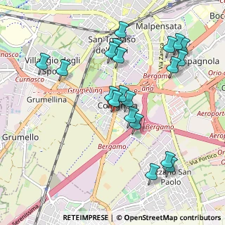 Mappa Via Mameli Goffredo, 24126 Bergamo BG, Italia (1.012)