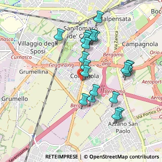 Mappa Via Mameli Goffredo, 24126 Bergamo BG, Italia (0.9155)