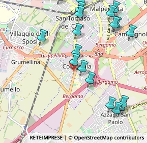 Mappa Via della Vittoria, 24126 Bergamo BG, Italia (1.266)
